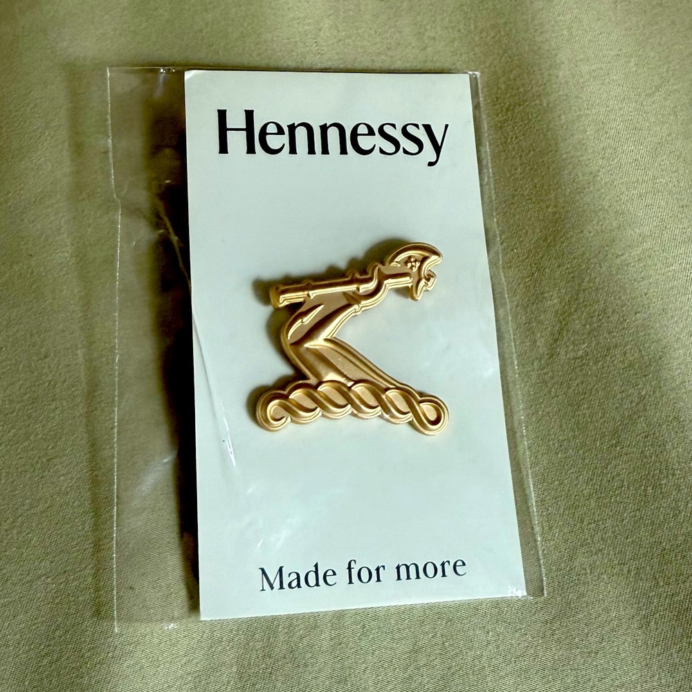 Hennessy Gold Lapel Pin Made for more